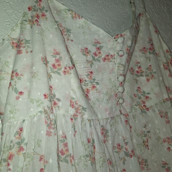 NWT Shabby Chic Floral Print Maxi Summer Dress Small - Picture 6 of 11